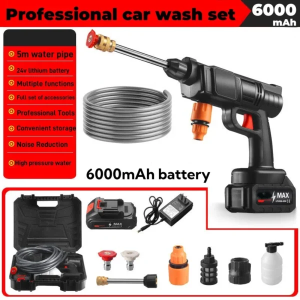 Rechargeable pressure washer